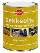 Dekksolje 0,75 liter - Gjøco